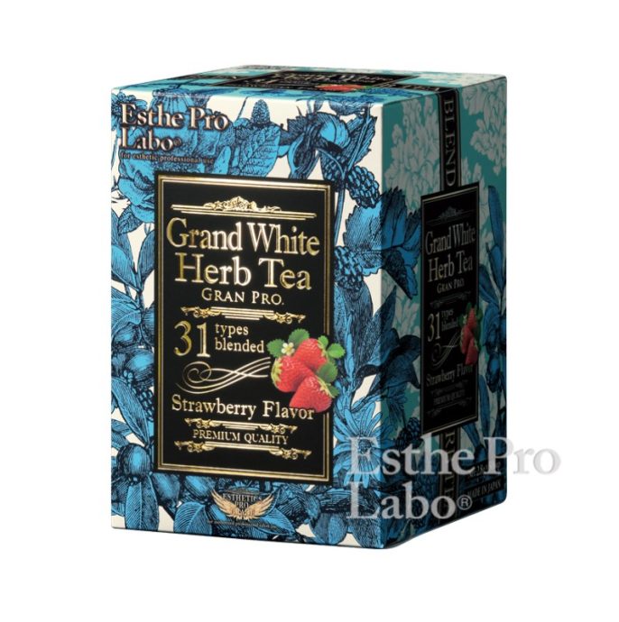 グランプロハーブティーBOX(30包) グランホワイト グランプロ ストロベリーフレーバー